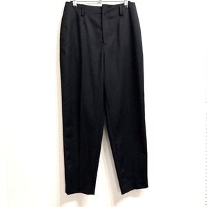 Filippa K Black Slack Trouser‎ Pants Size 6 EU36 Wool Blend Work Office